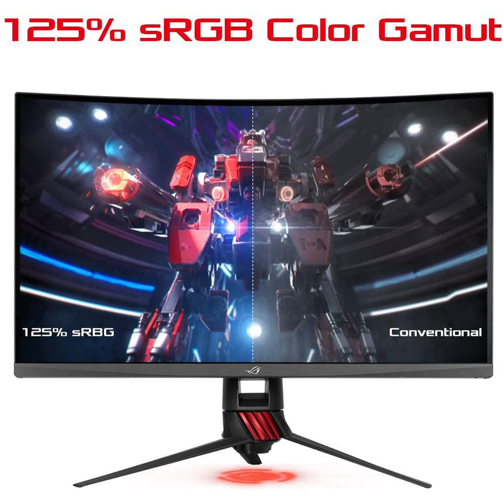 ASUS ROG Strix XG32VQ 31.5-inch WQHD Curved Gaming Monitor with Adaptive Sync and Aura Sync