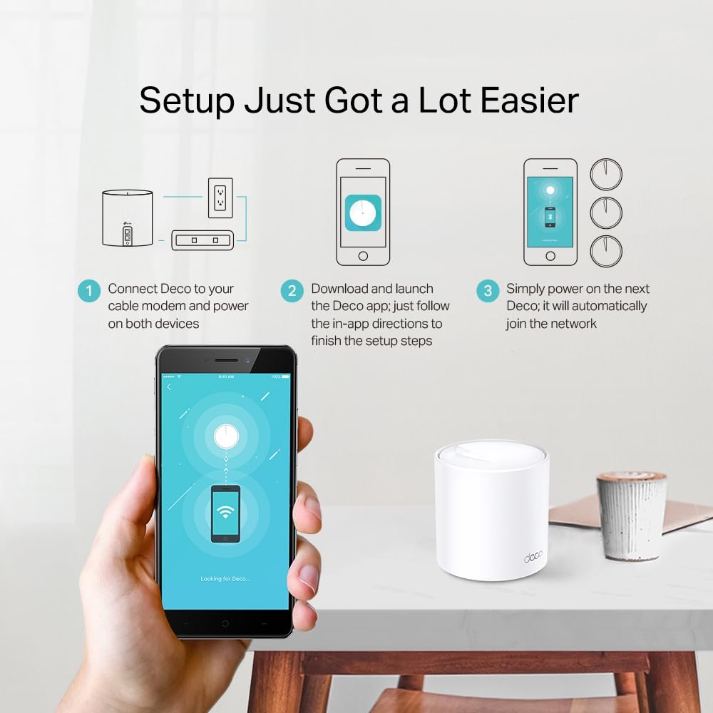 TP-Link AX1800 DECO X20 Dual-Band Whole Home Mesh Wi-Fi 6 System - 3 Pack