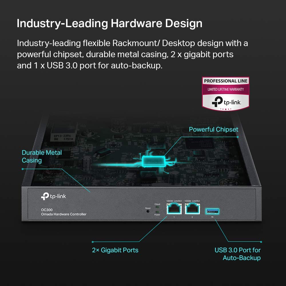 TP-Link Omada OC300 2.4GHz Single Band SDN Integrated Hardware Cloud Controller