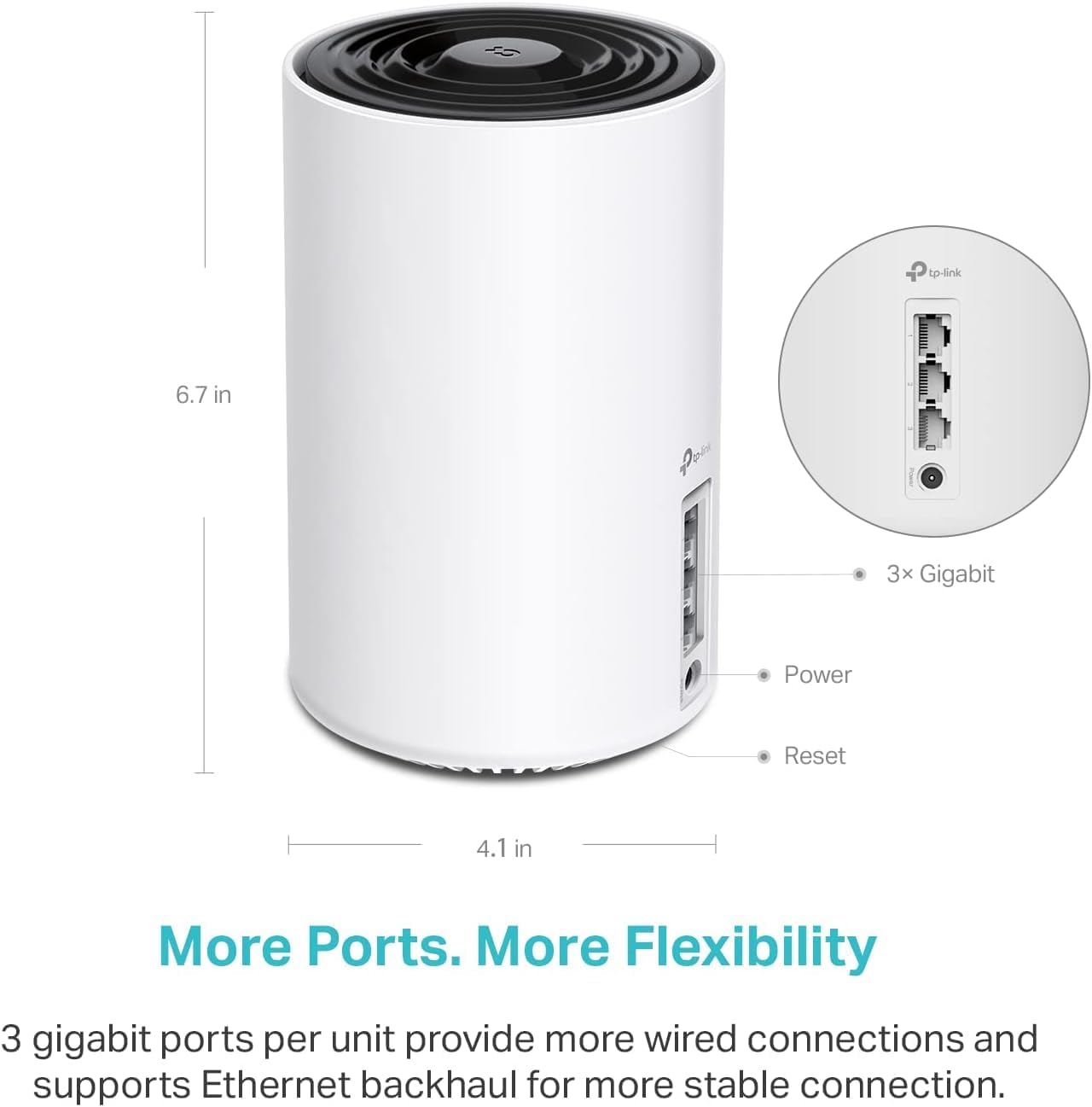 TP-Link AXE5400 Deco XE75 Tri-Band AI-Driven Mesh Wi-Fi 6E System - 2 Pack