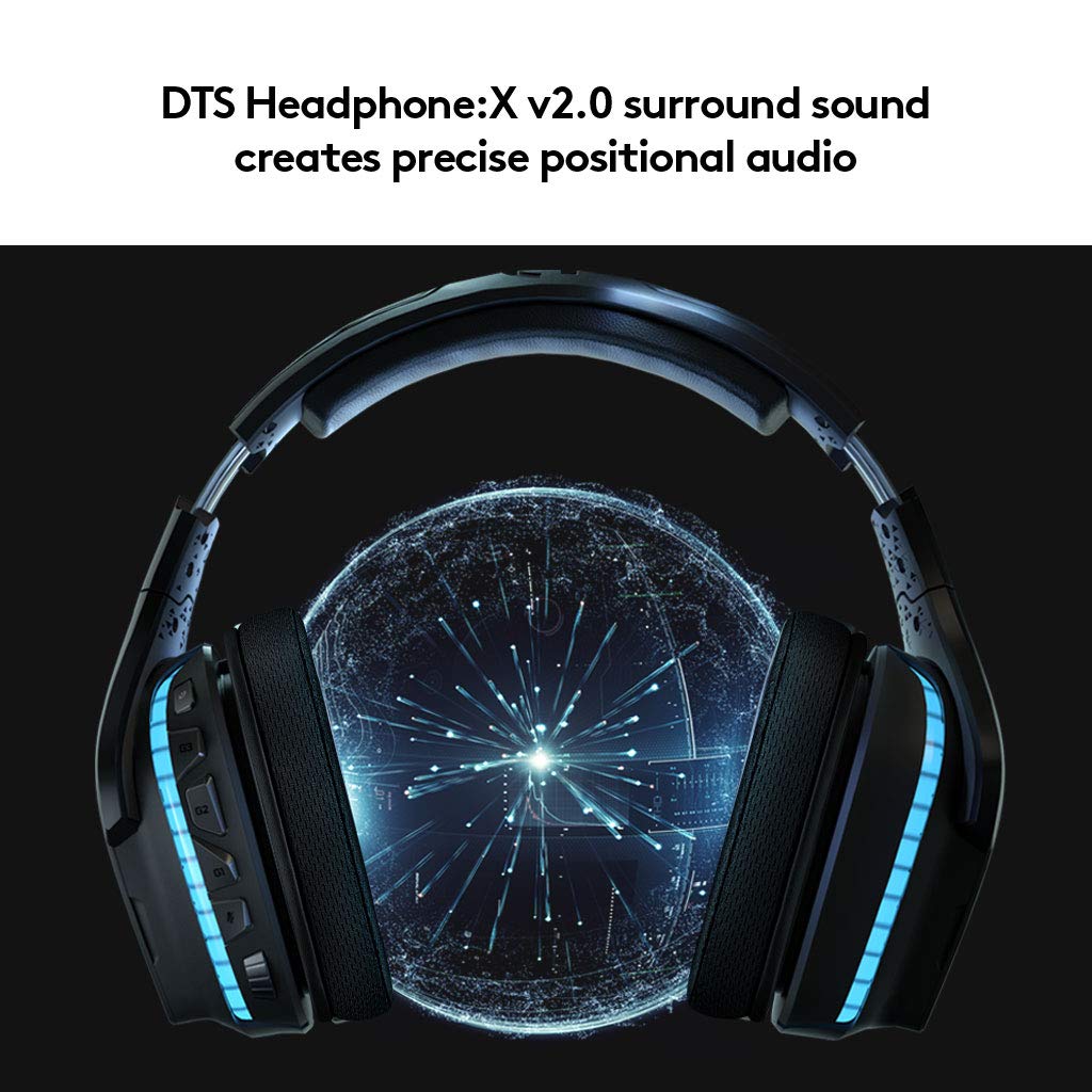 Logitech G633S Over-Ear Gaming RGB Headset with 7.1 Surround Sound 50mm Drivers Mic and Lightsync