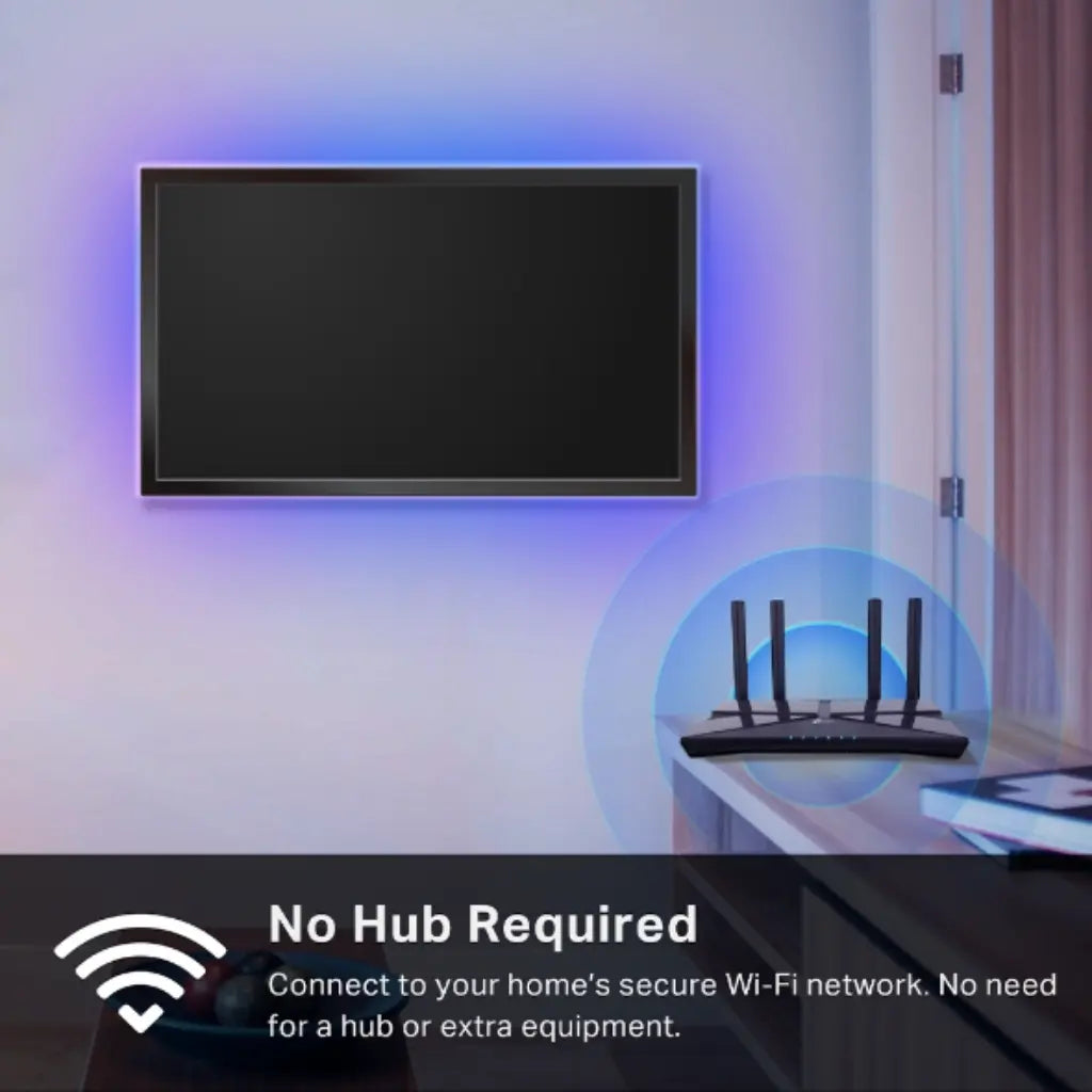 TP-Link Tapo L930-5 5M Smart Wi-Fi Light Strip RGBW Apple HomeKit Music Sync Zonal Color Control