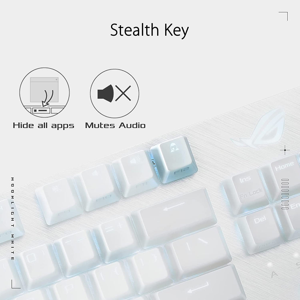 ASUS ROG Strix Scope NX TKL Moonlight White RGB Mechanical Keyboard
