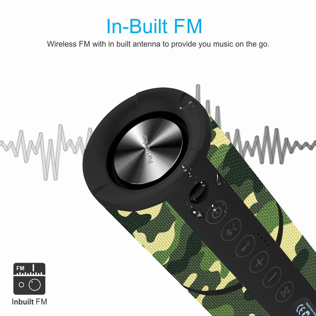 Portronics POR-888 Breeze Bluetooth 4.1 Wireless Stereo Speaker with IPx6 Water Resistance
