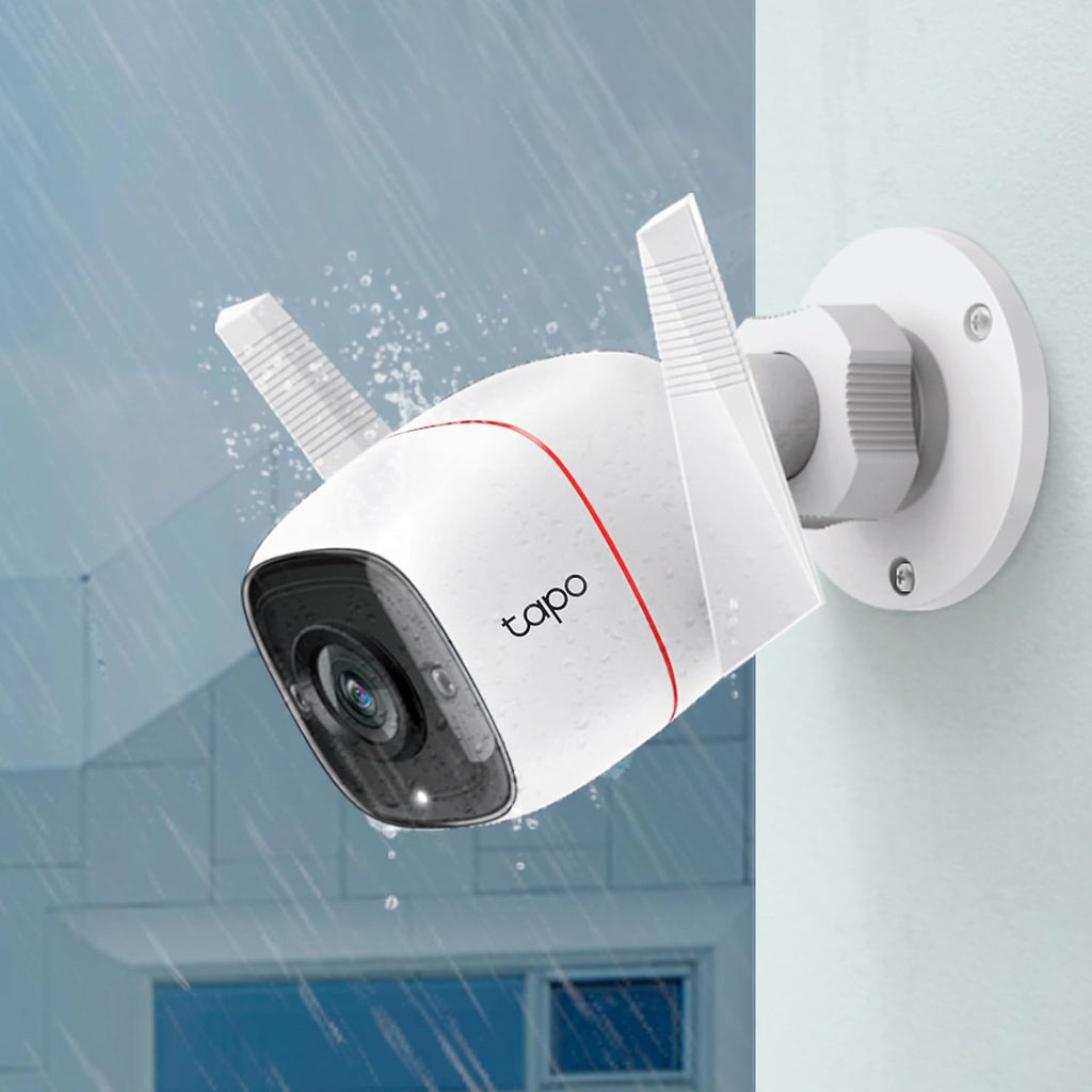 TP-Link Tapo C310 3MP 1296p HD Outdoor Security Wi-Fi Smart Camera - White