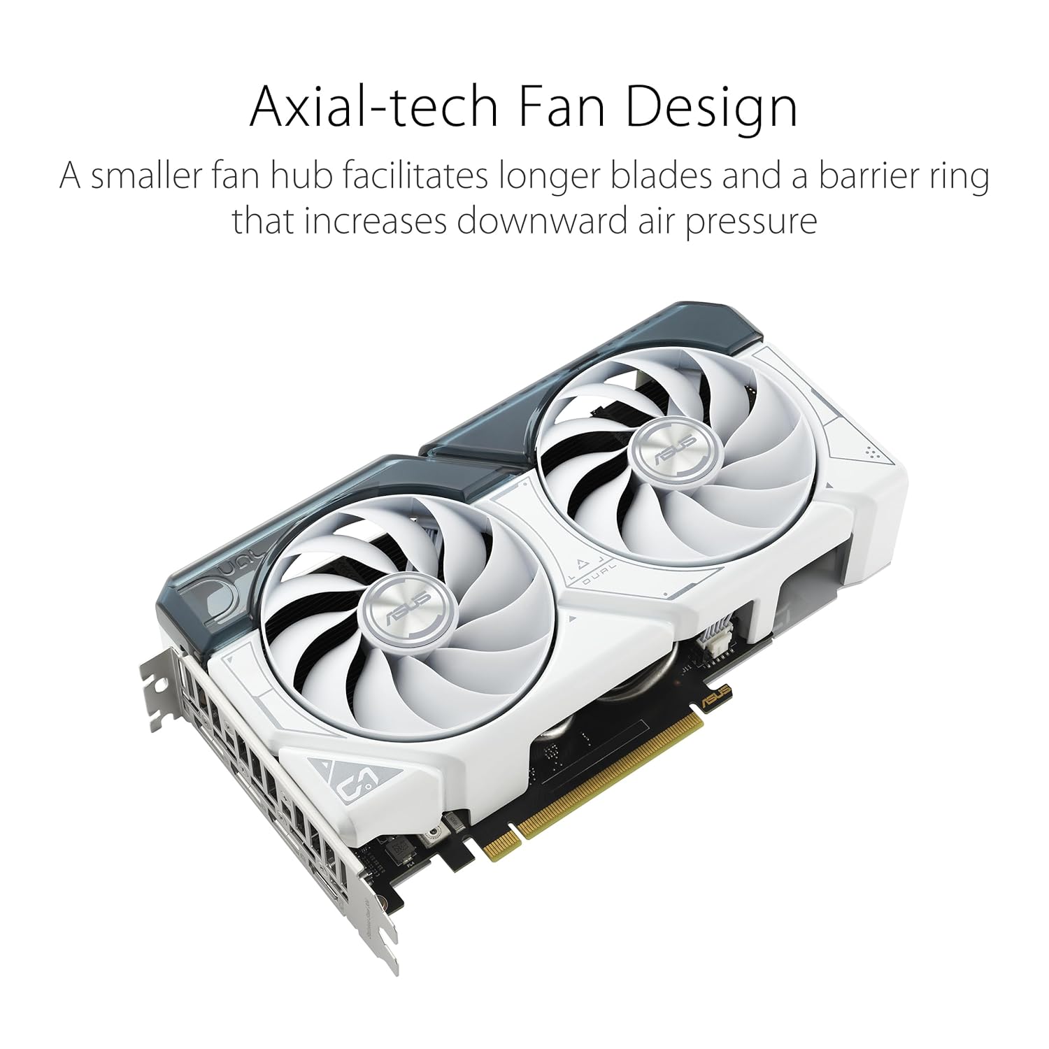 ASUS Dual GeForce RTX 4060 8GB GDDR6 OC Edition Graphic Card (White)