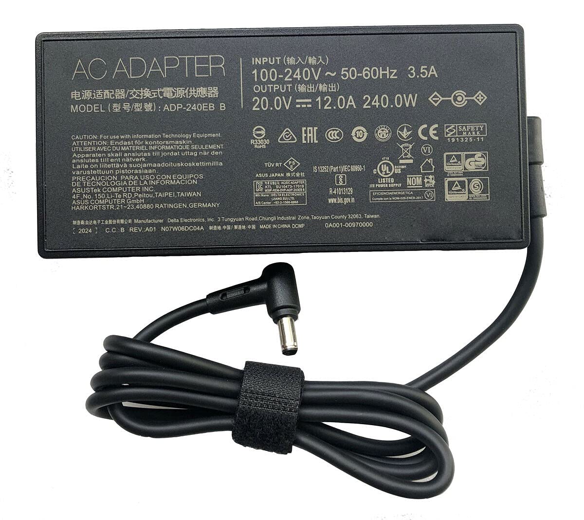 ASUS ROG OEM 240W 20V 12A 6.0mm Pin Laptop Charger Adapter