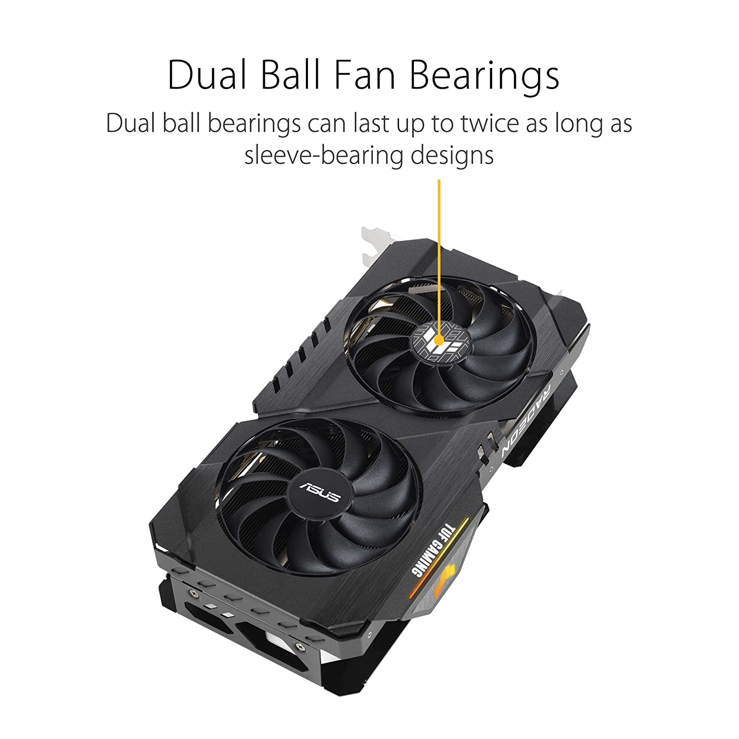 ASUS TUF Gaming Radeon RX 6500 XT OC Edition 4GB GDDR6 64-Bit Graphics Card