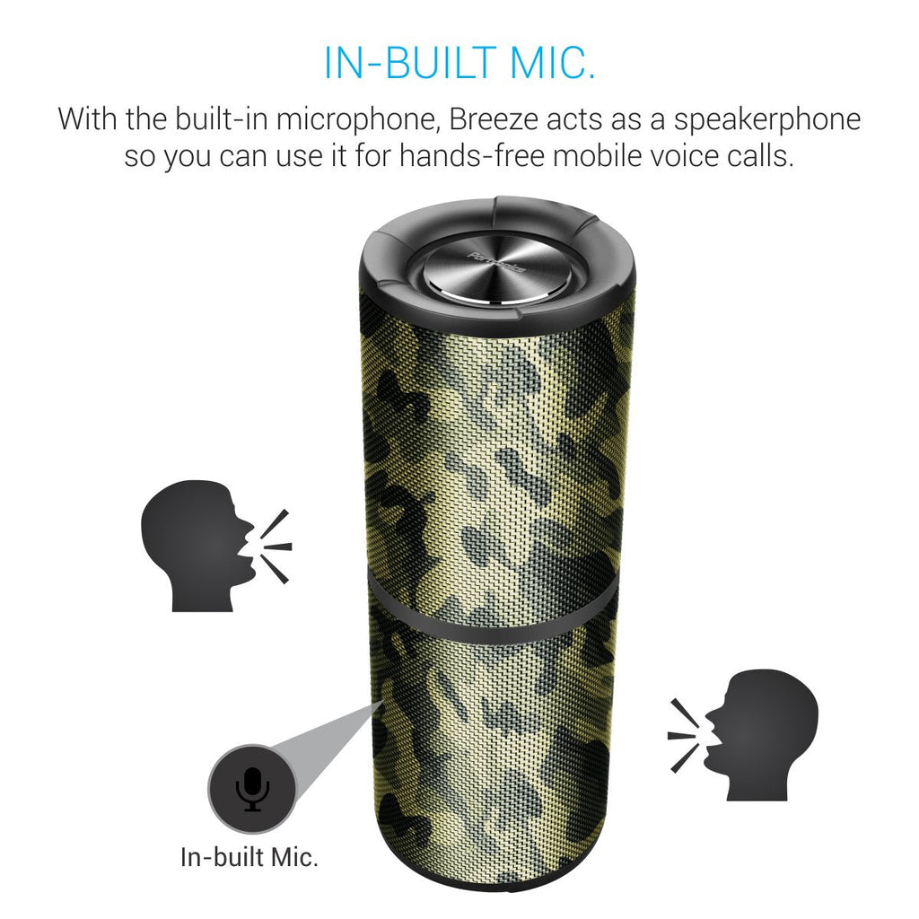 Portronics POR-888 Breeze Bluetooth 4.1 Wireless Stereo Speaker with IPx6 Water Resistance