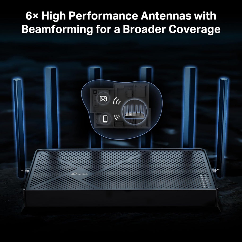 TP-Link BE6500 Archer BE400 Dual-Band Whole Home EasyMesh Wi-Fi 7 Router