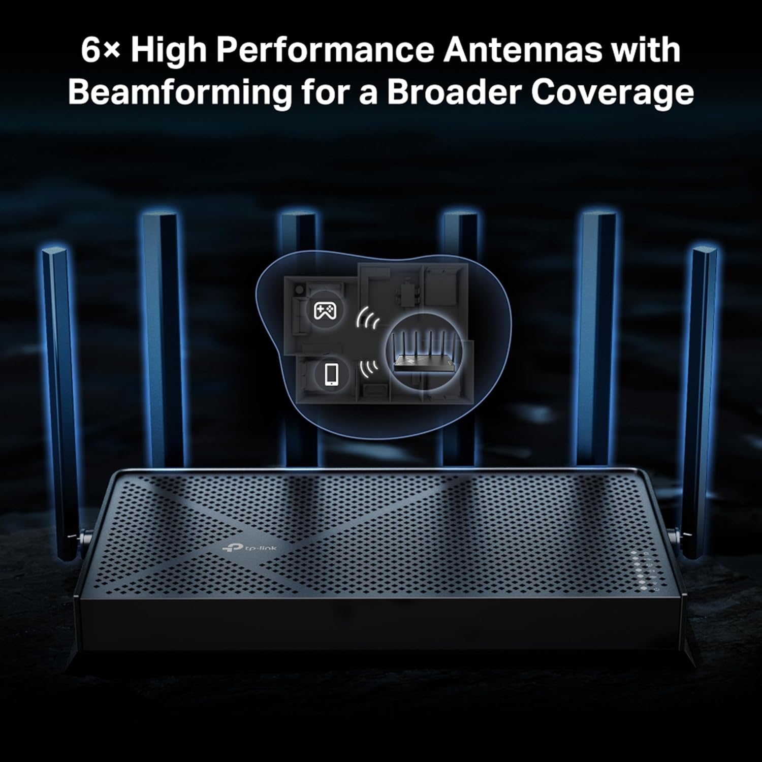 TP-Link BE6500 Archer BE400 Dual-Band Whole Home EasyMesh Wi-Fi 7 Router