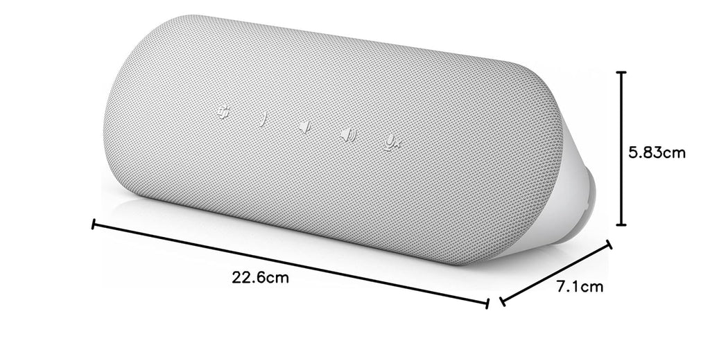 Dell SP3022 True Stereo Active Noise Cancellation Full Duplex Audio Wired Speakerphone - Silver Gray