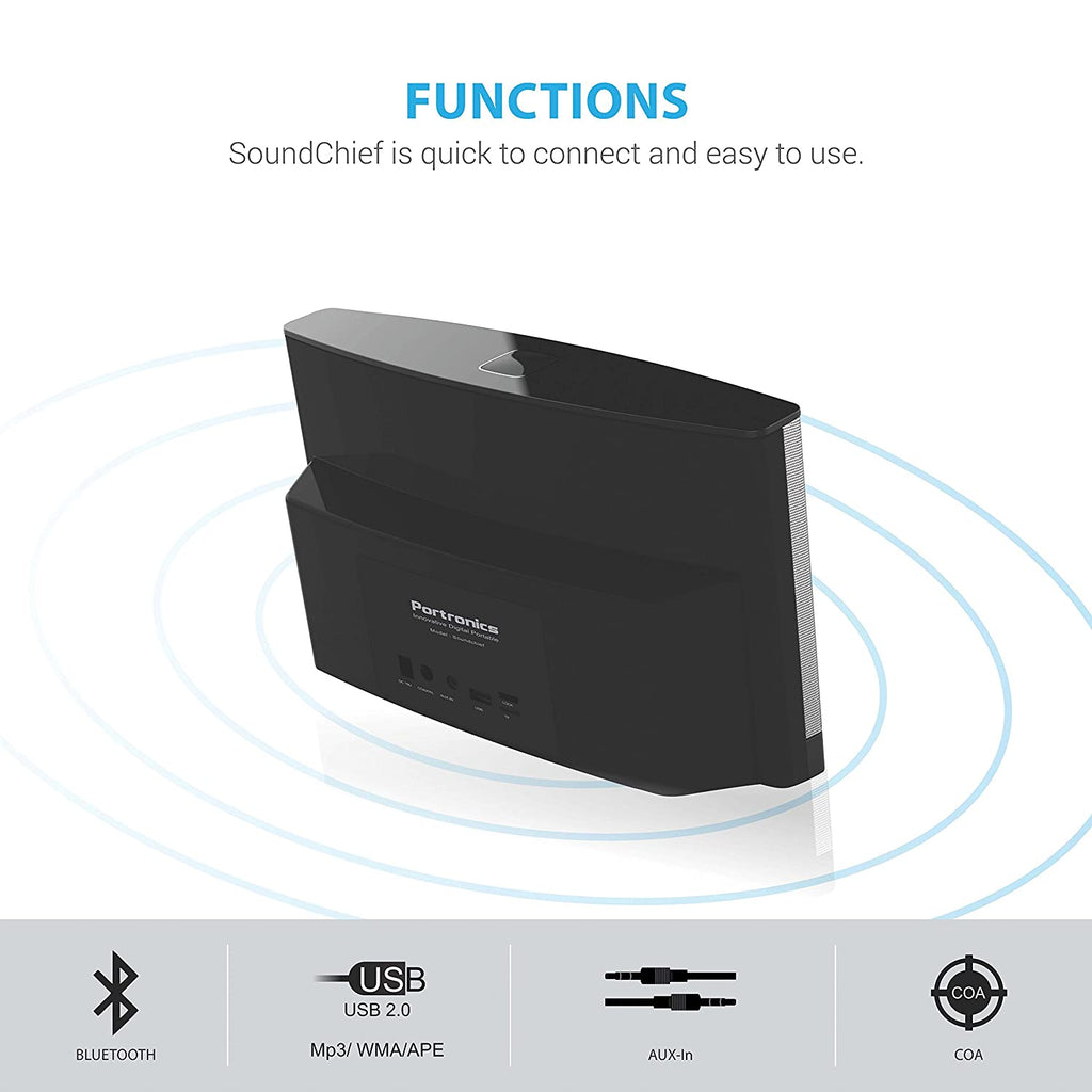 Portronics POR-608 SoundChief Multimedia Stereo Sound System with Remote Control