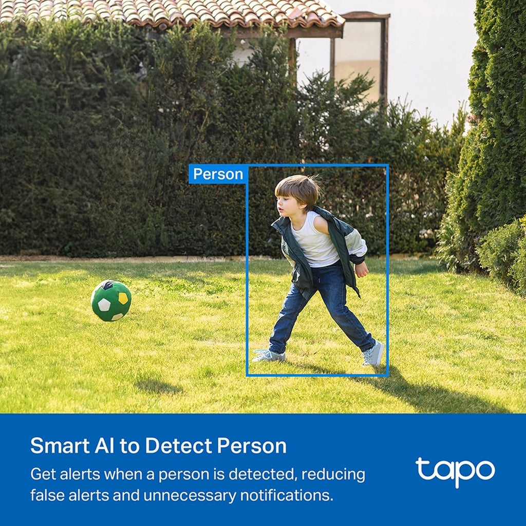 TP-Link Tapo C410 3MP 2K QHD Smart Wire-Free Indoor/Outdoor Security Camera - White