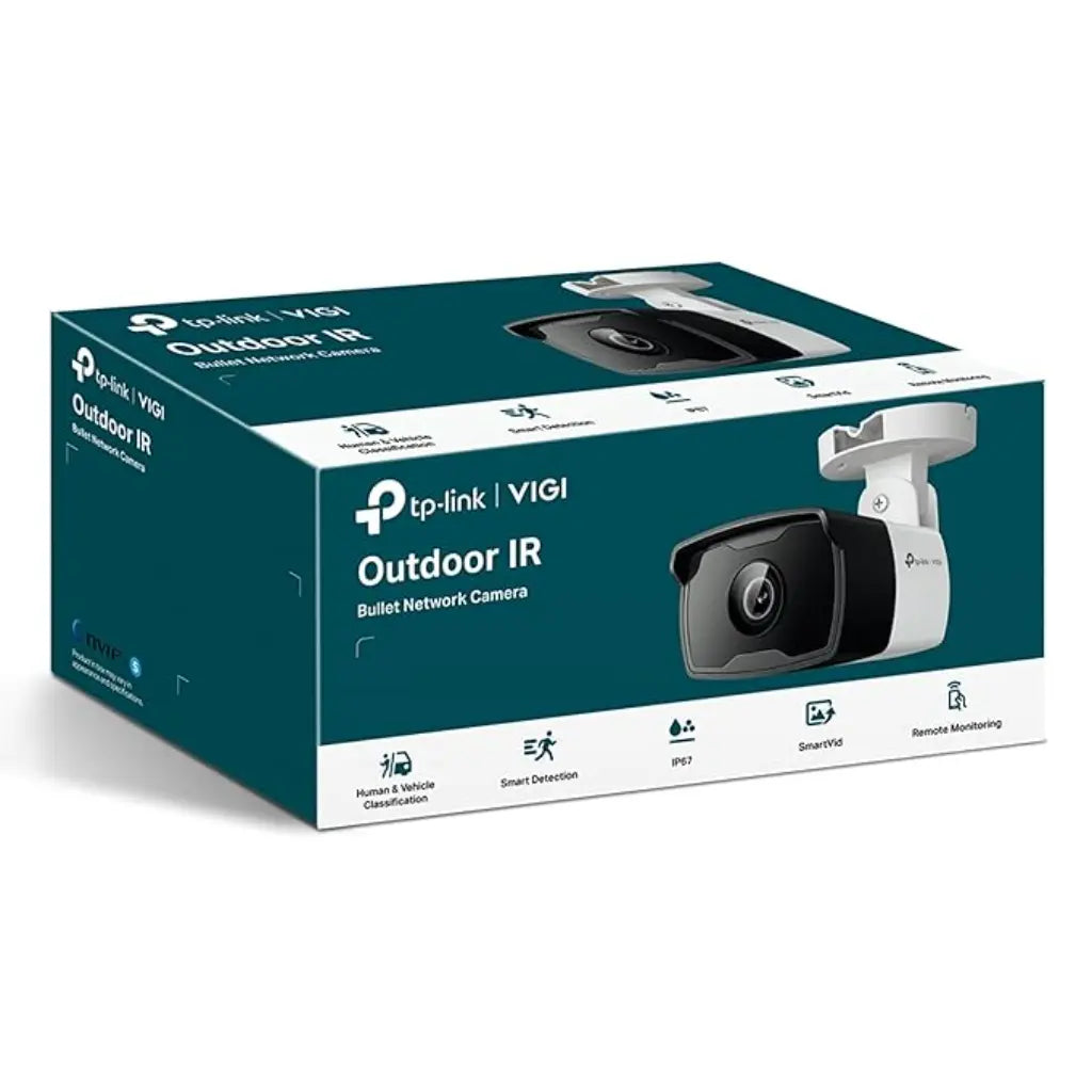 TP-Link VIGI C320I 2MP Outdoor IR Bullet Network Camera Built-In Microphone IP67 Weatherproof-tpstech.in