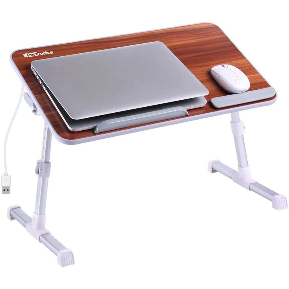 Portronics POR-895 My buddy Adjustable Laptop Stand with Noiseless Cooling Fan