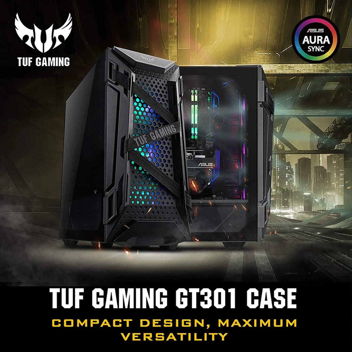 ASUS AMD Gaming Basic Desktop PC (Ryzen 5 5600X/ Dual RX 6600 XT OC Edition/ 16GB DDR4 RAM/ 500GB M.2 SSD/ 1TB HDD/ 240mm Liquid Cooler) Powered By ASUS