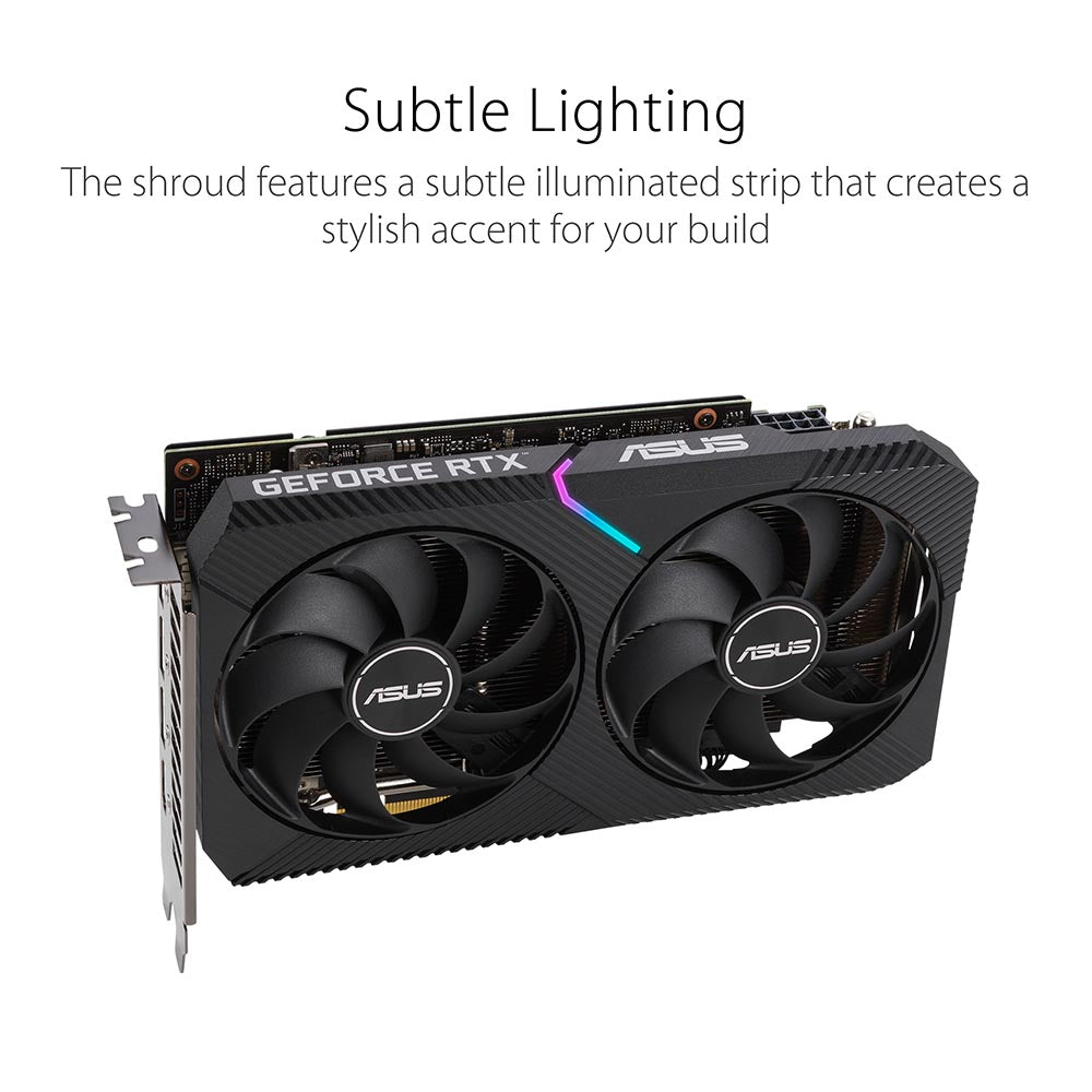ASUS Dual RTX 3050 OC V2 Edition 8GB GDDR6 128-Bit Graphics card