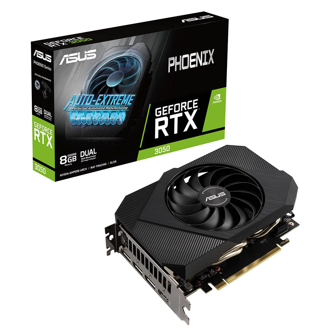 ASUS Phoenix GeForce RTX 3050 8GB GDDR6 128-Bit Graphics Card