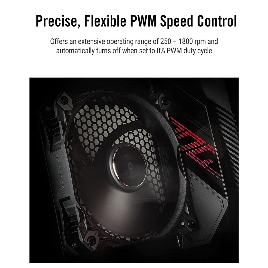 ASUS ROG STRIX XF 120 Whisper Quiet 120mm 4-Pin PWM Case Fan