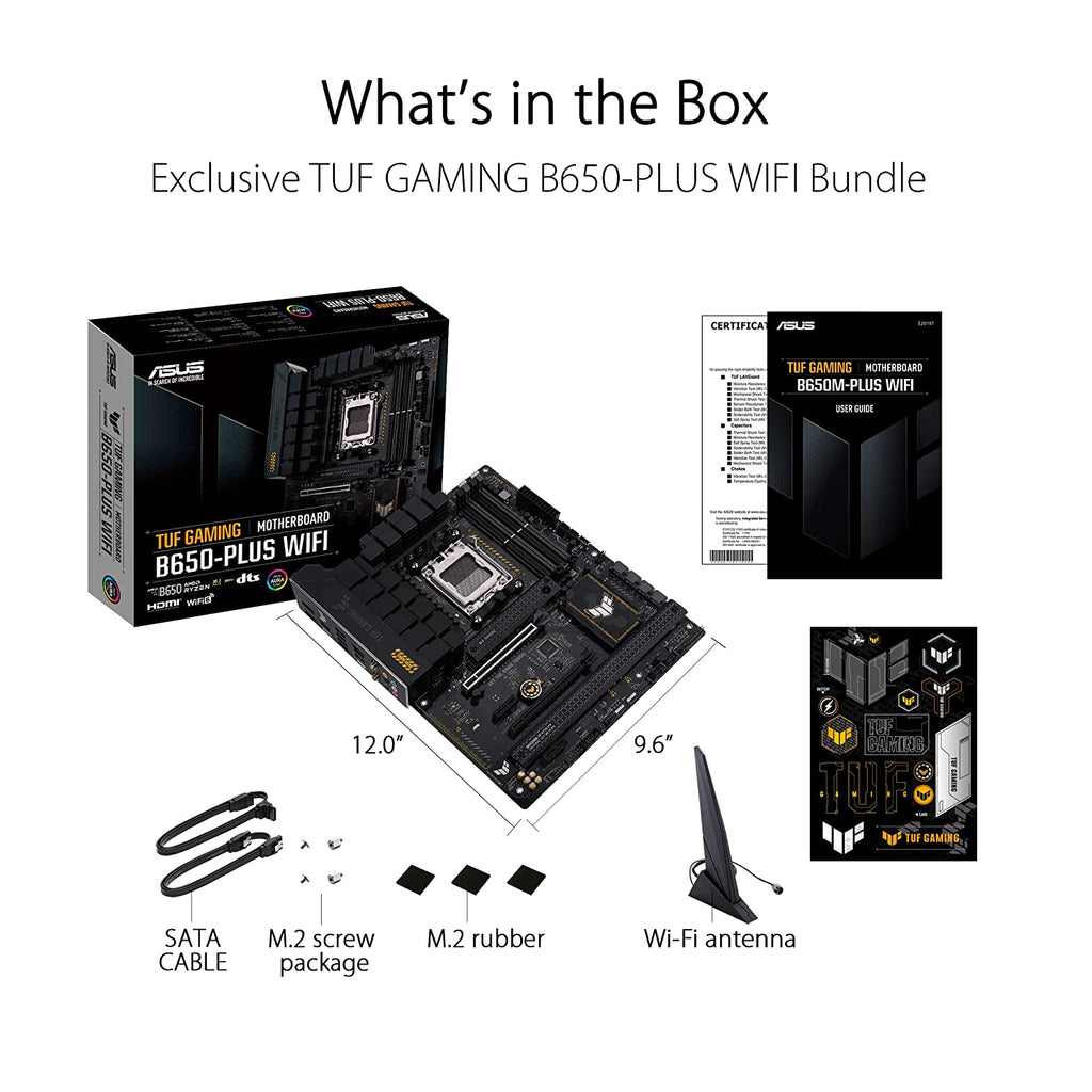 ASUS TUF GAMING B650-Plus WIFI AMD B650 AM5 ATX Motherboard