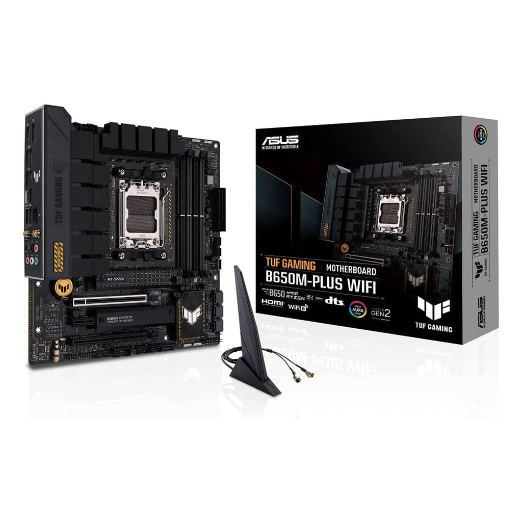 ASUS TUF GAMING B650M-Plus WIFI AMD AM5 Micro-ATX DDR5 Gaming Motherboard