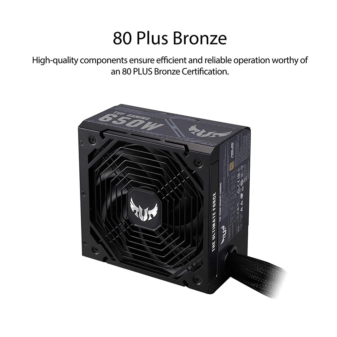 ASUS TUF Gaming 650W Non-Modular 80 Plus Bronze SMPS Power Supply