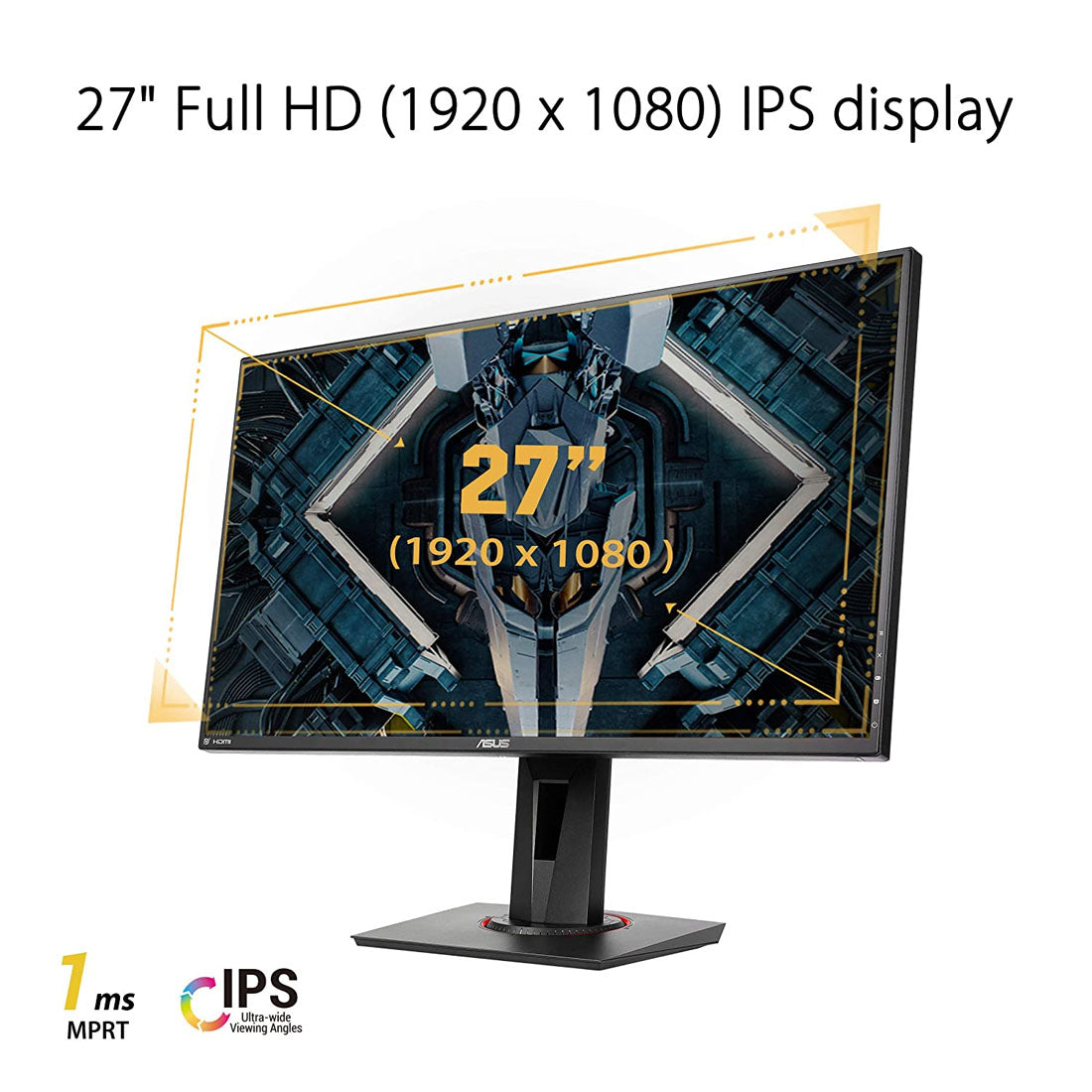 ASUS TUF VG279QR 27-inch Full HD Gaming Monitor with 1ms Response Time and 165Hz Refresh Rate