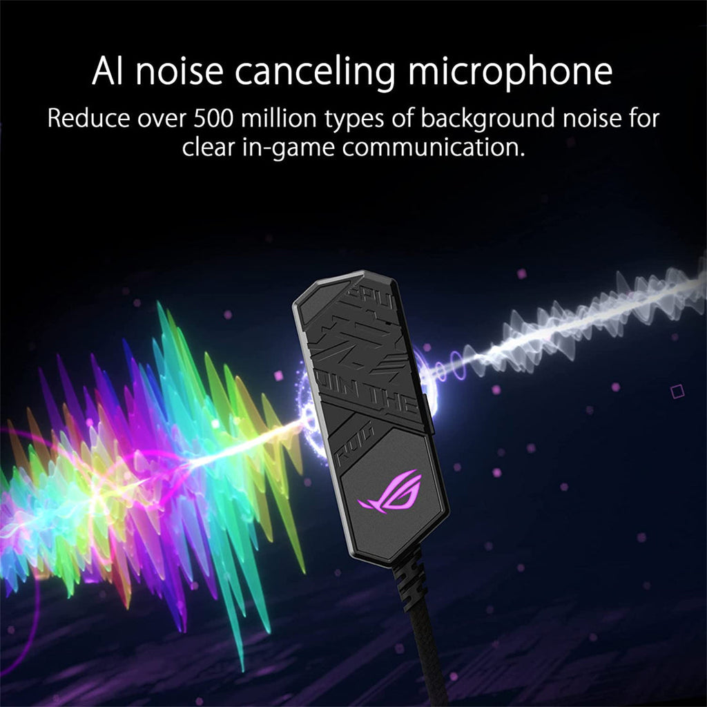 ASUS ROG Clavis USB-C to 3.5 mm Gaming DAC with AI Noise-Canceling Mic and MQA Rendering