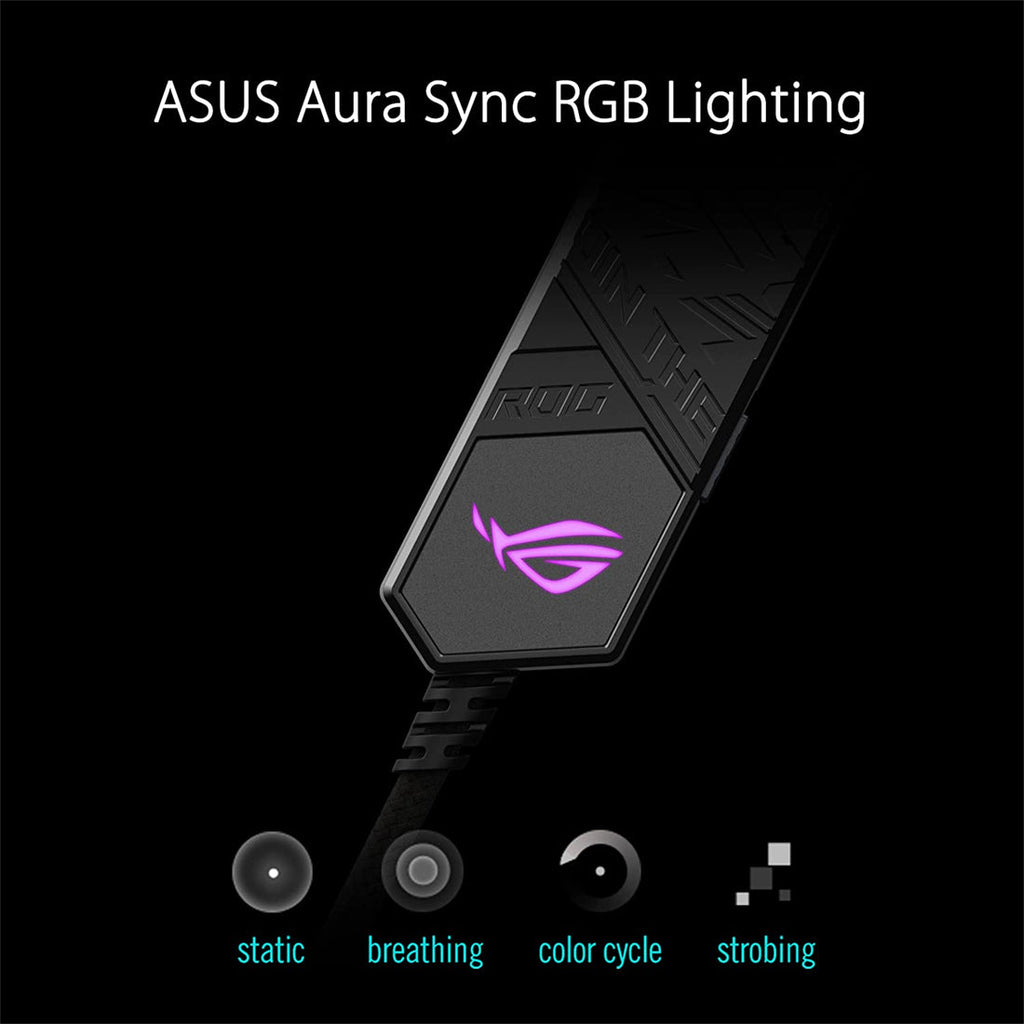 ASUS ROG Clavis USB-C to 3.5 mm Gaming DAC with AI Noise-Canceling Mic and MQA Rendering