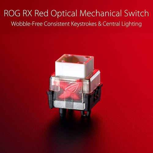 Asus ROG Strix Scope RX Optical Mechanical Gaming Keyboard with IP56 Water Resistance and Stealth Key
