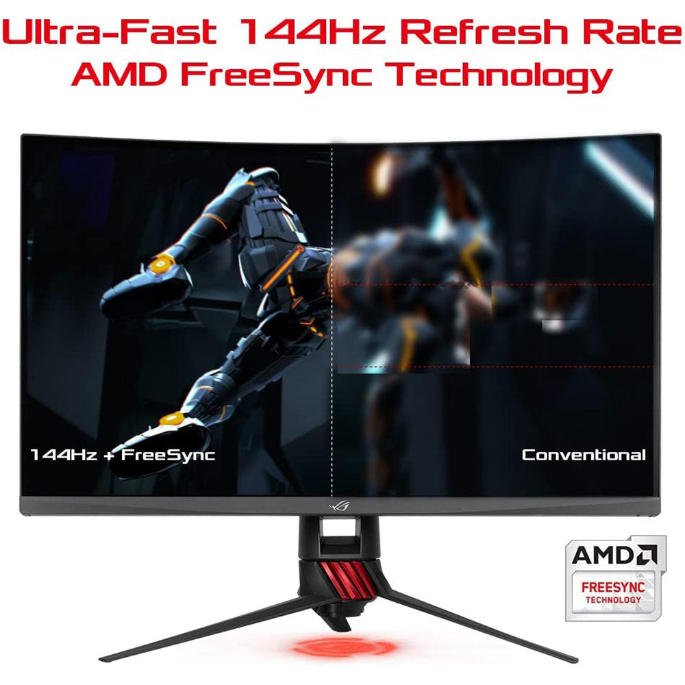 ASUS ROG Strix XG32VQ 31.5-inch WQHD Curved Gaming Monitor with Adaptive Sync and Aura Sync