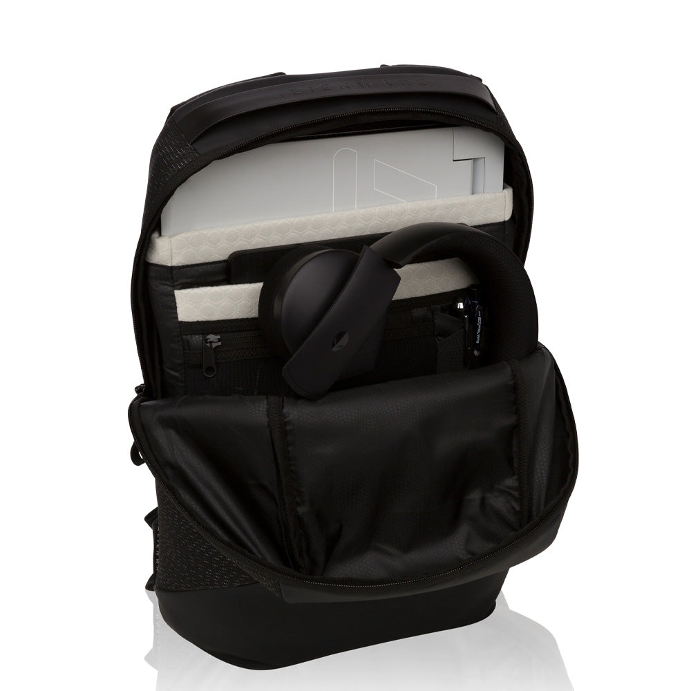 Dell Alienware Horizon AW323P 17" Slim Laptop Backpack with Weather Resistant Exterior - GalaxyWeave Black