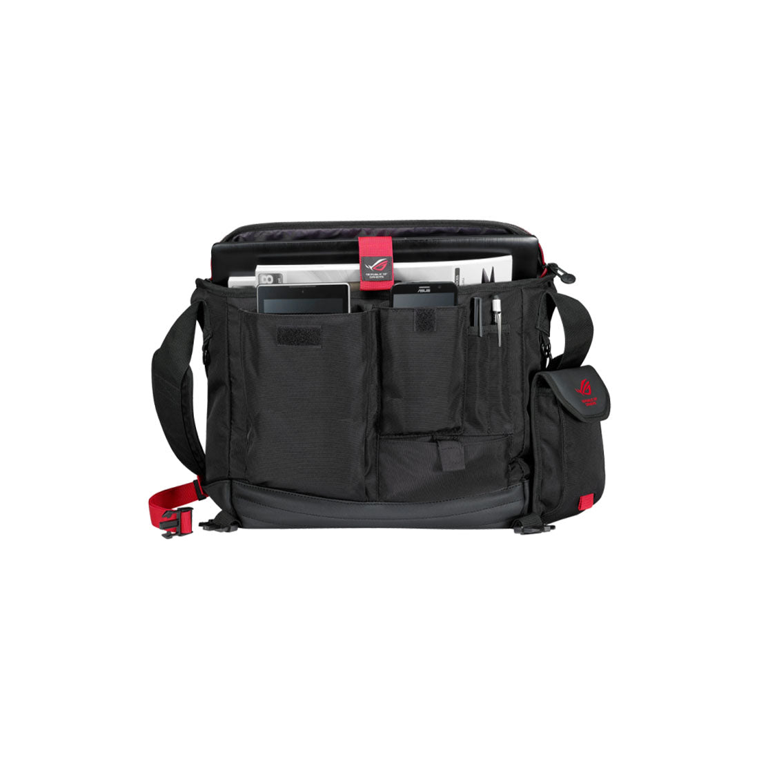 Asus ROG Ranger 15.6-inch Messenger Backpack with Detachable Side Pockets and Water Resistant Exterior