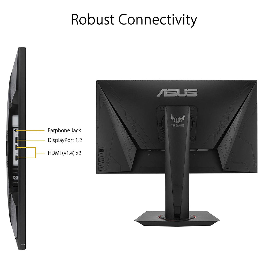 ASUS TUF VG259QR 24.5 Inch Full HD Gaming Monitor with 1ms Response Time and 165Hz Refresh Rate