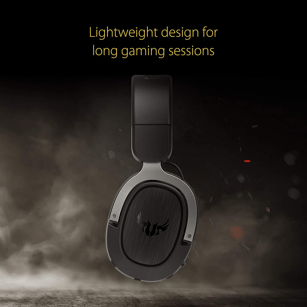 Asus TUF Gaming H3 Gaming Headset Gun Metal with Deep bass and Virtual 7.1 Surround Sound