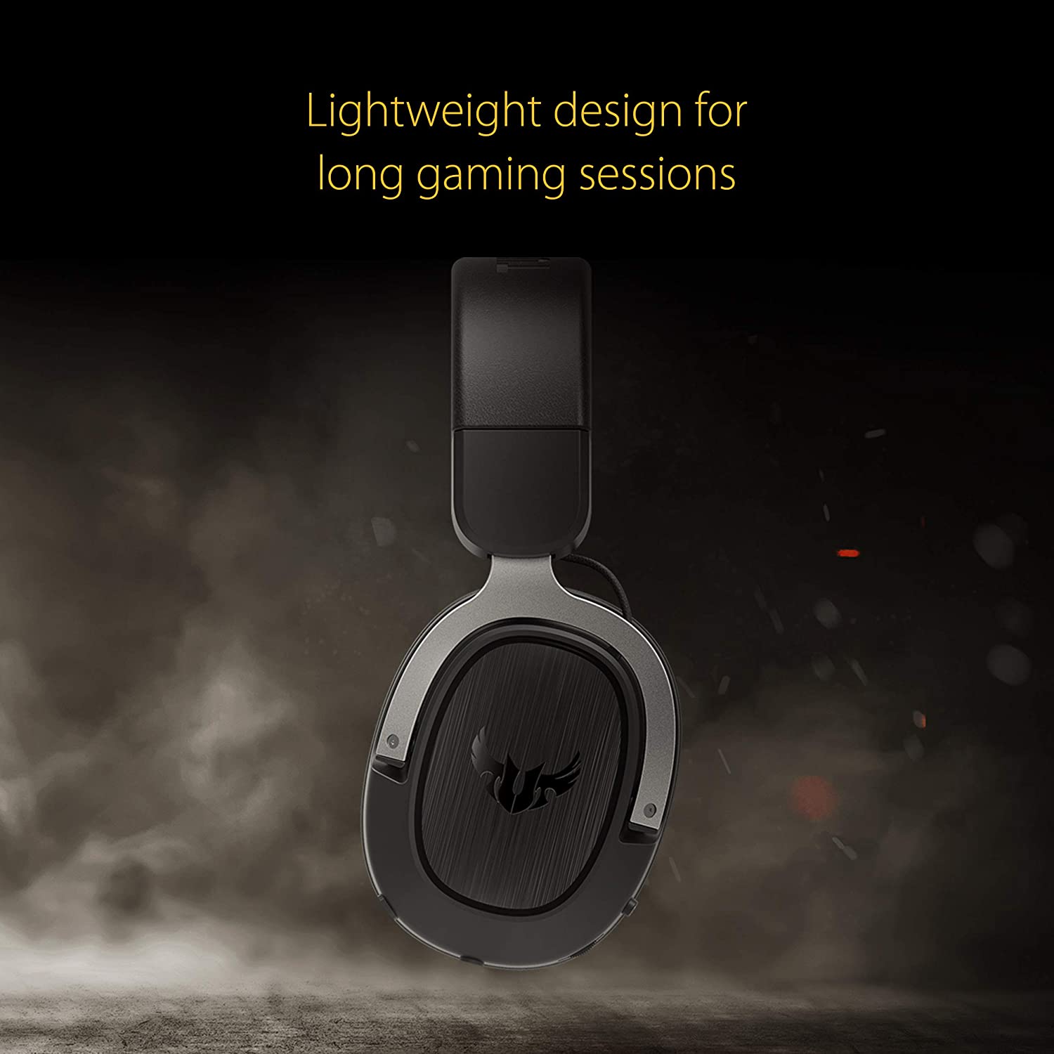 Asus TUF Gaming H3 Gaming Headset Gun Metal with Deep bass and Virtual 7.1 Surround Sound