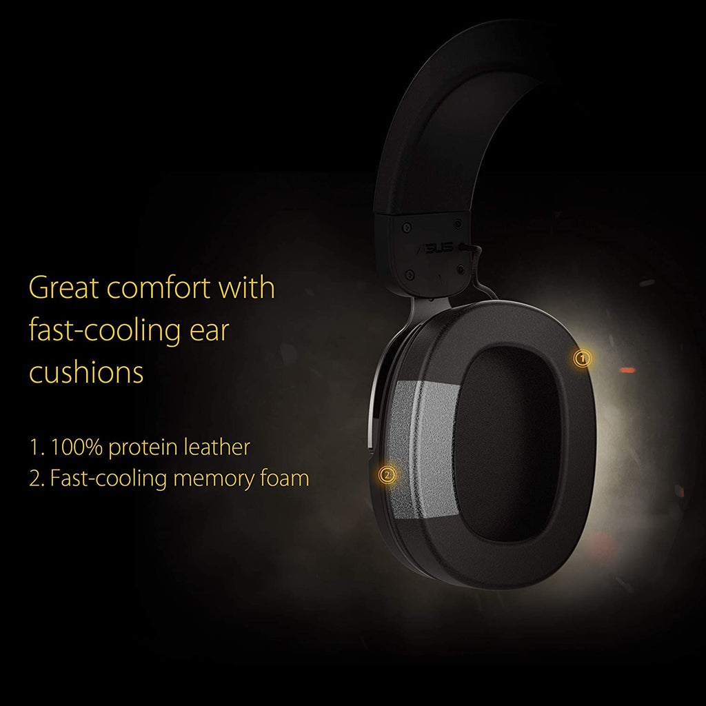 Asus TUF Gaming H3 Gaming Headset Gun Metal with Deep bass and Virtual 7.1 Surround Sound