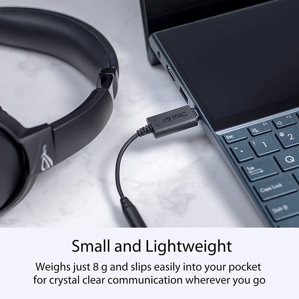 ASUS AI Noise-Canceling Mic Adapter with USB-C to 3.5 mm connection From TPS Technologies