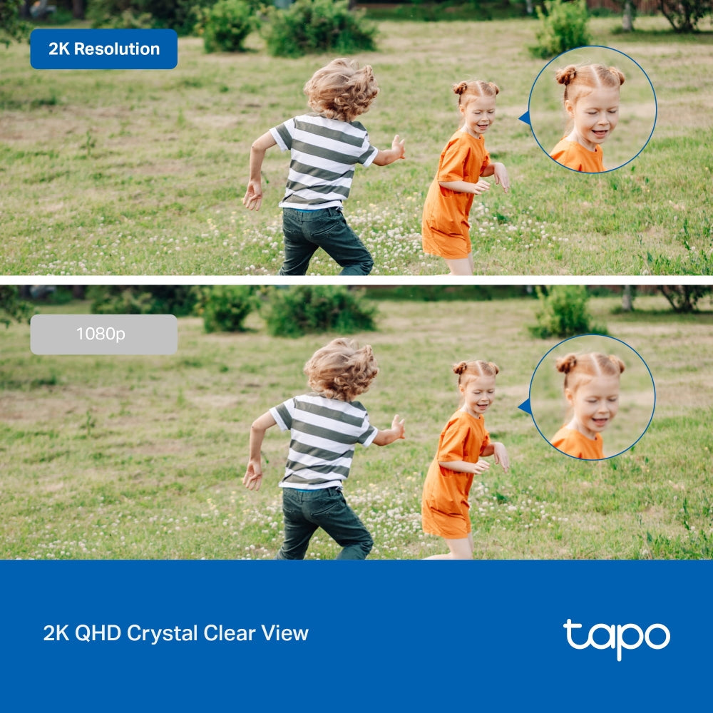 TP-Link Tapo C320WS 4MP 2K QHD Outdoor Wi-Fi Security Network Camera with Night Vision - White