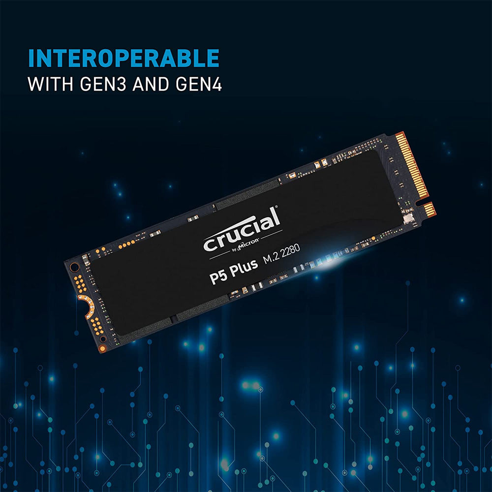 Crucial P5 Plus 2TB M.2 NVMe PCIe 2280 Internal Solid State Drive