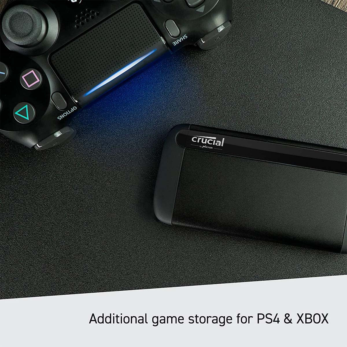 Crucial X8 2TB Portable USB 3.2 Gen 2 Type-C External SSD