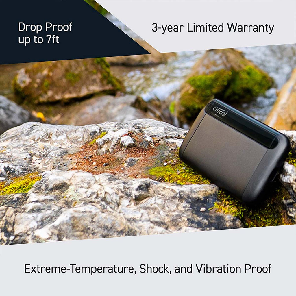 Crucial X8 2TB Portable USB 3.2 Gen 2 Type-C External SSD