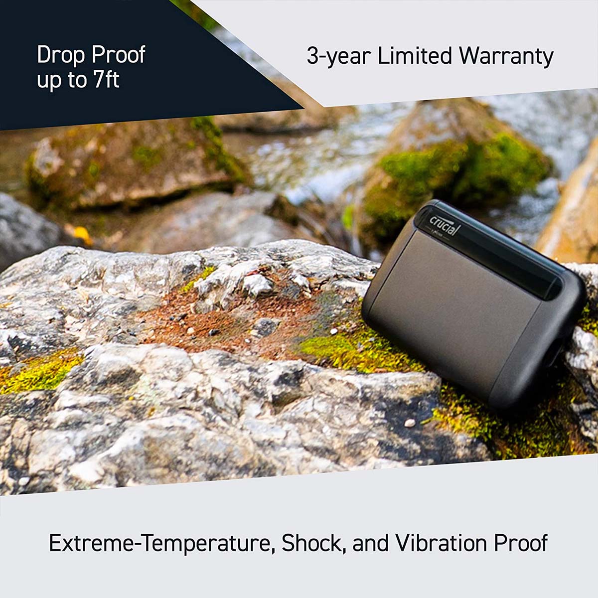 Crucial X8 2TB Portable USB 3.2 Gen 2 Type-C External SSD