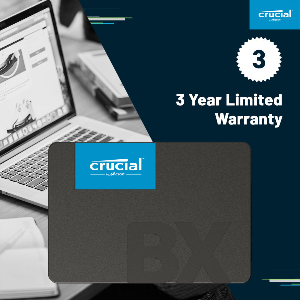 Crucial BX500 500GB 2.5-inch SATA 3D NAND Internal SSD