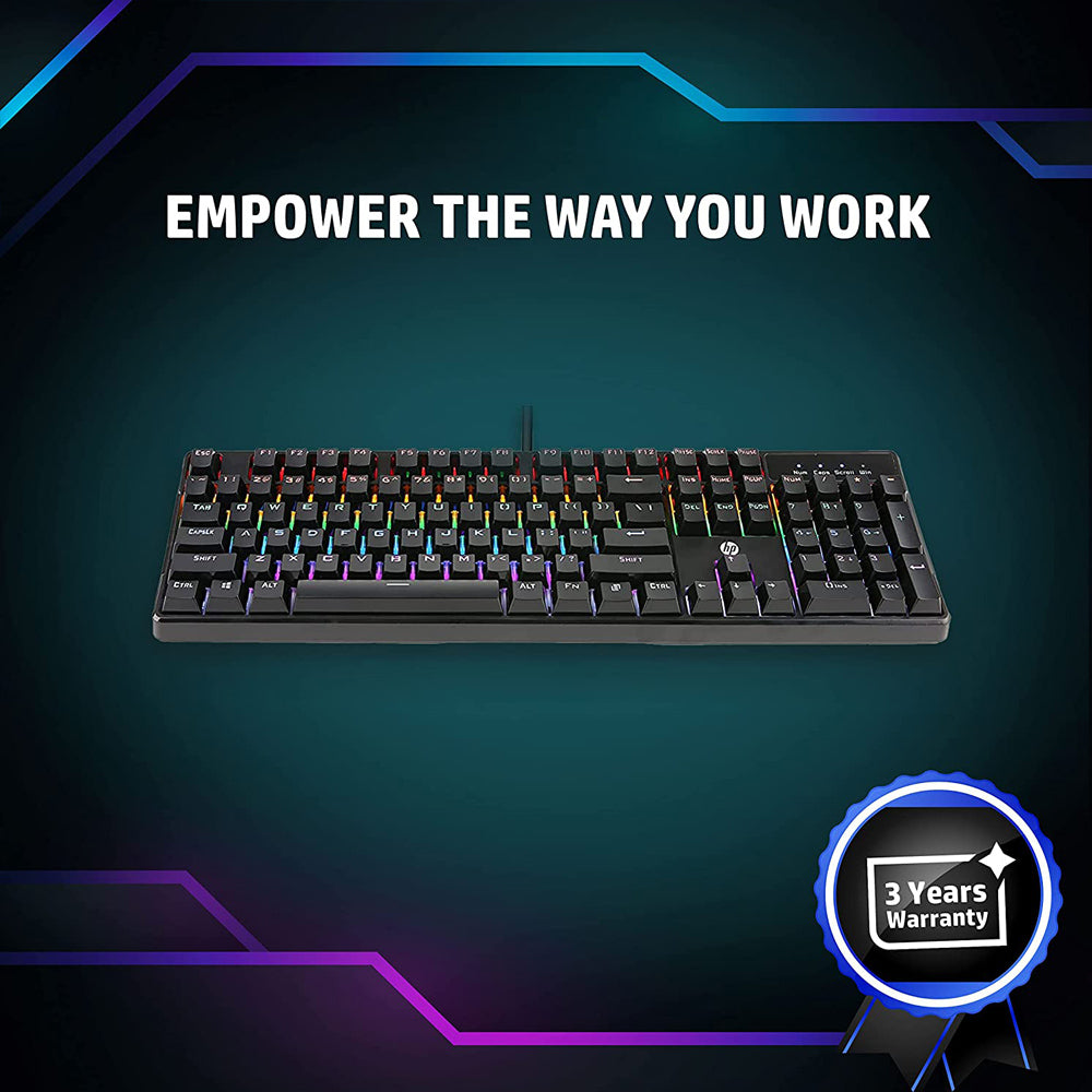 HP GK320 Mechanical Gaming RGB  Wired USB Keyboard