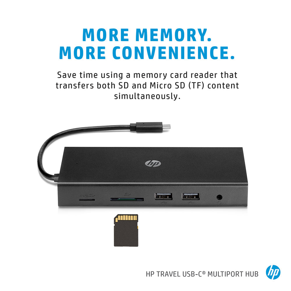 HP Travel USB-C Multi port Hub Docking Station with USB-C and RJ-45 port