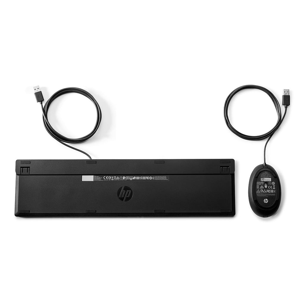 HP 320MK Wired Desktop Optical Mouse and Full-Size Keyboard Combo