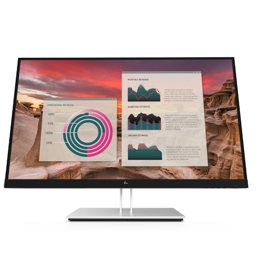 HP E27u G4 27-inch QHD IPS Monitor with USB Type-C and HP Eye Ease