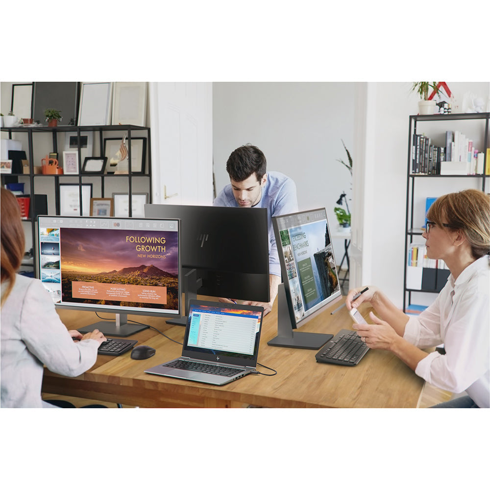 HP EliteDisplay E243p 23.8 inch 4K UHD Anti-glare Monitor with IPS Panel LED Backlit and USB 3.0 From TPS Technologies